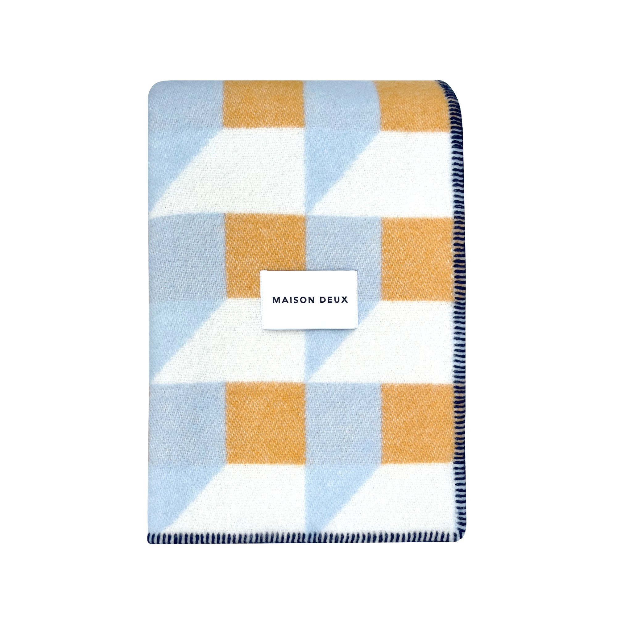 Cubics wool blanket