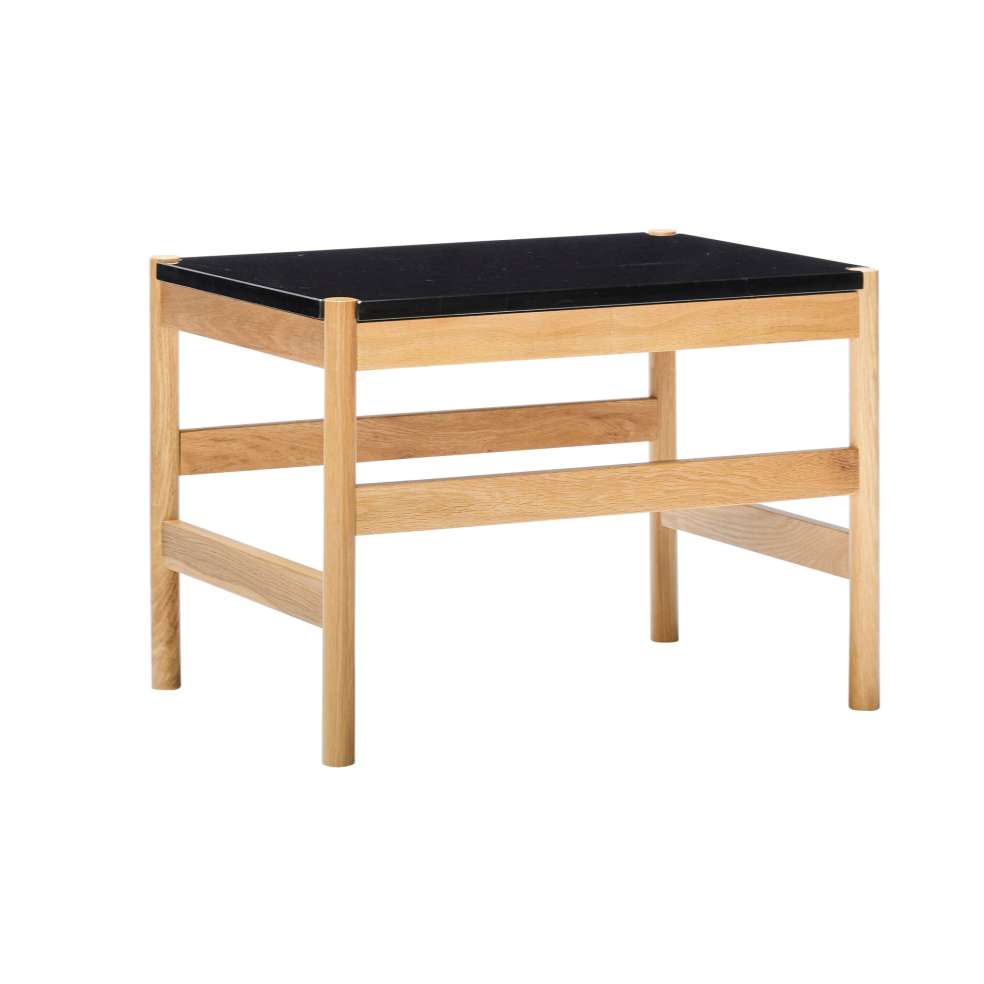 Raw Table d’appoint Noir / Naturel