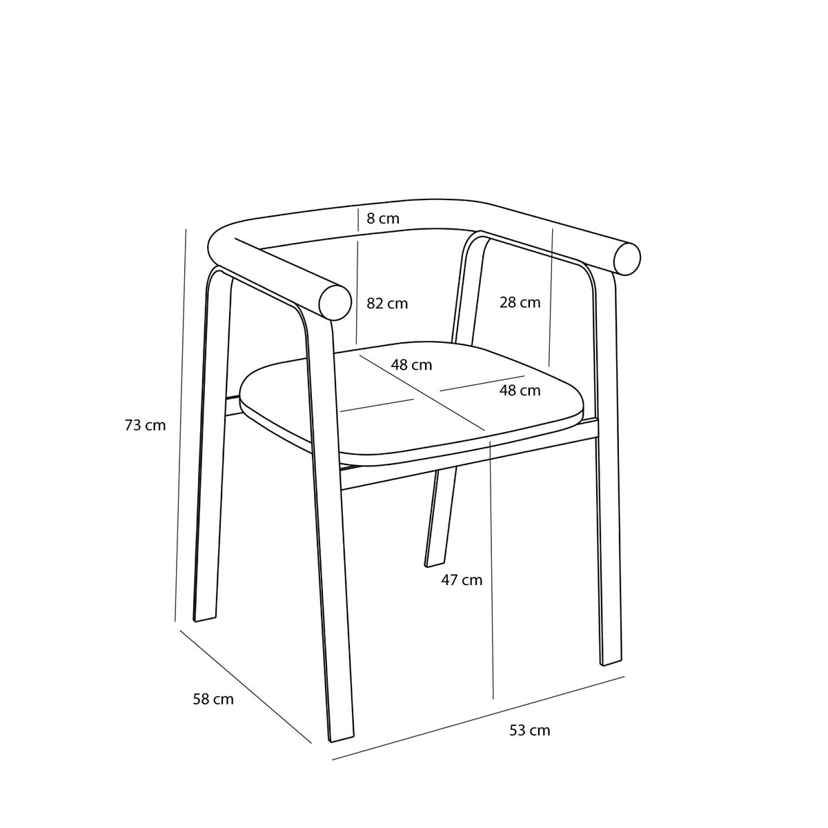 Ecto Dining Chair – Special Order