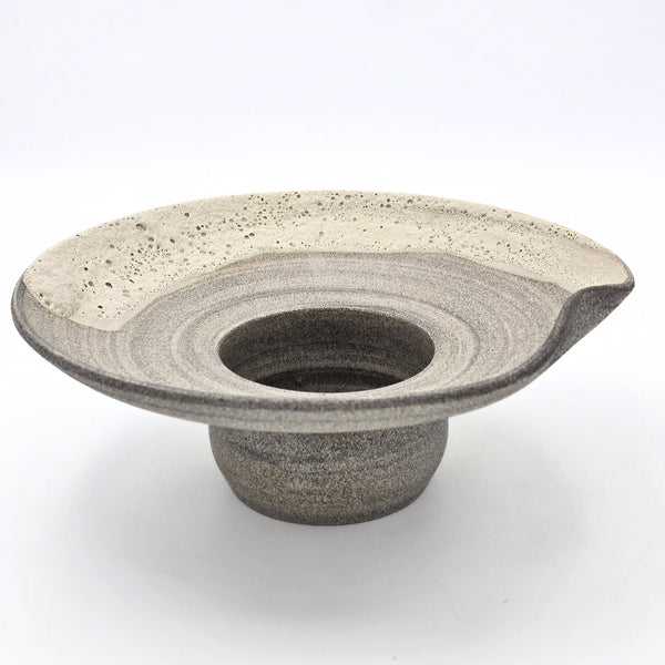 Vase bas en grès Osmose