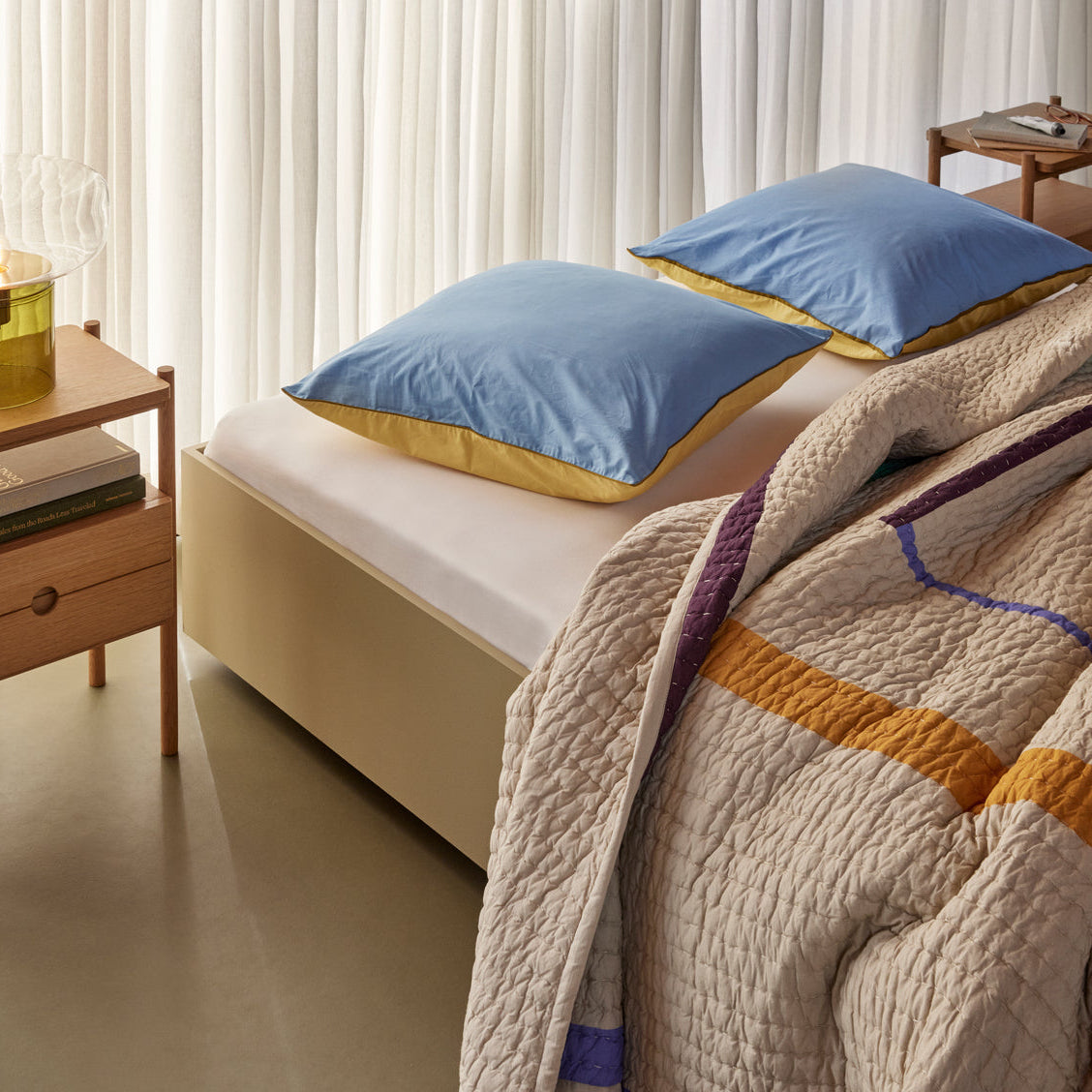 Couvre-lit matelassé