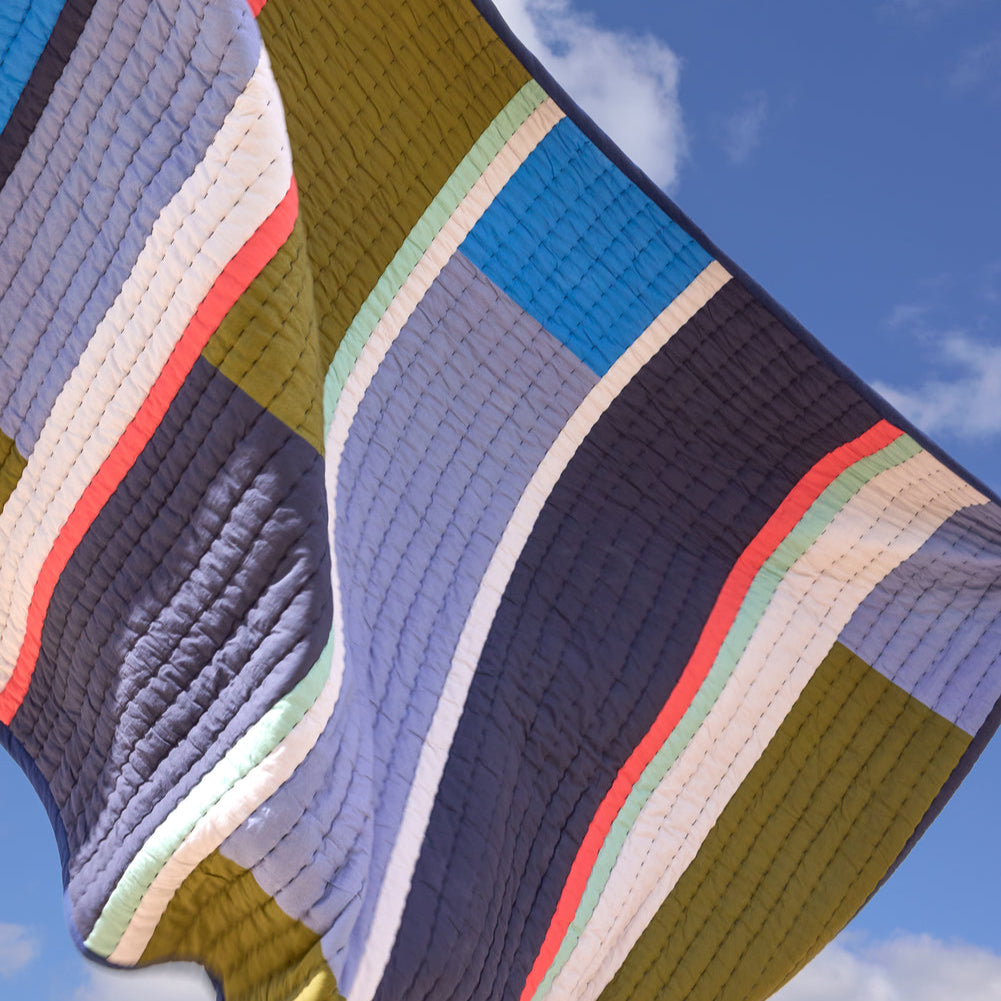 Pavillion Striped Quilt 
