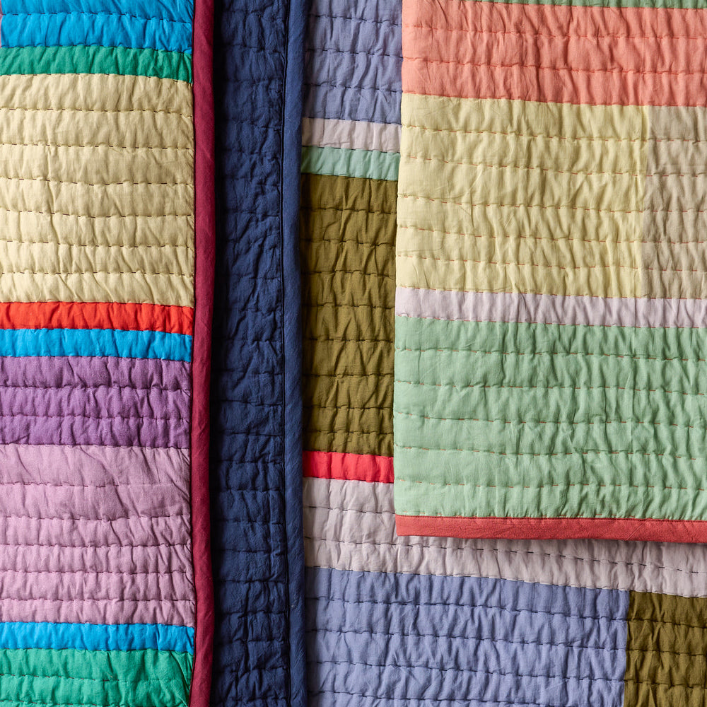 Pavillion Striped Quilt 