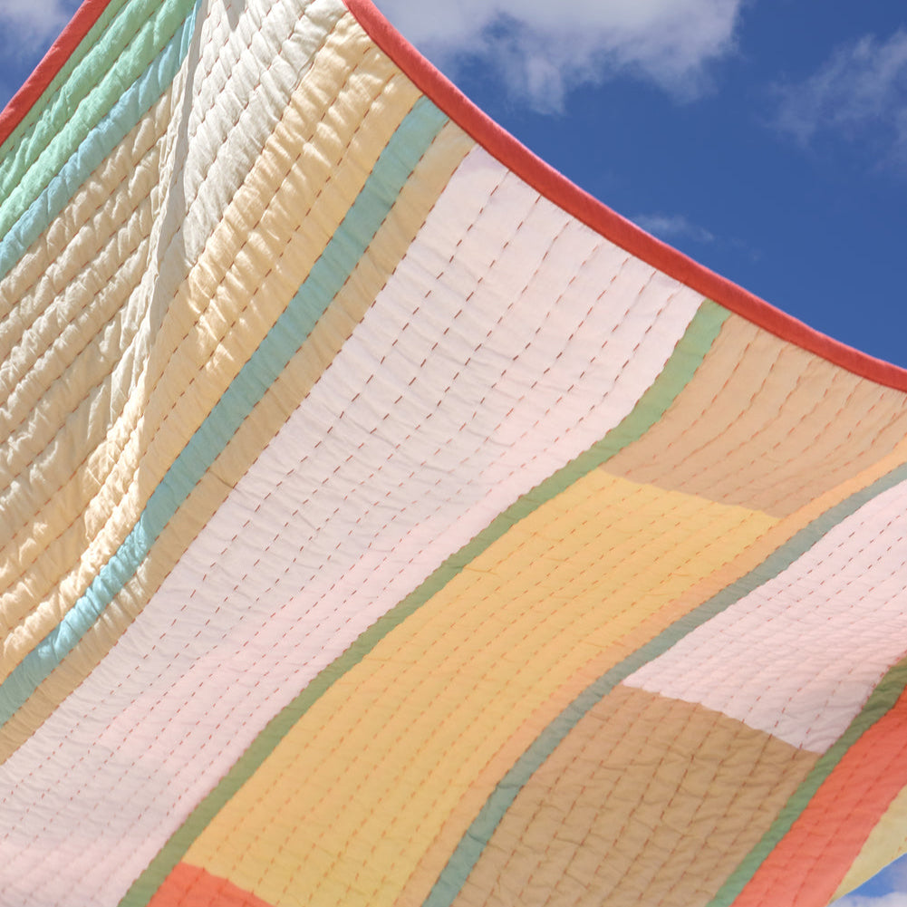 Pavillion Striped Quilt 