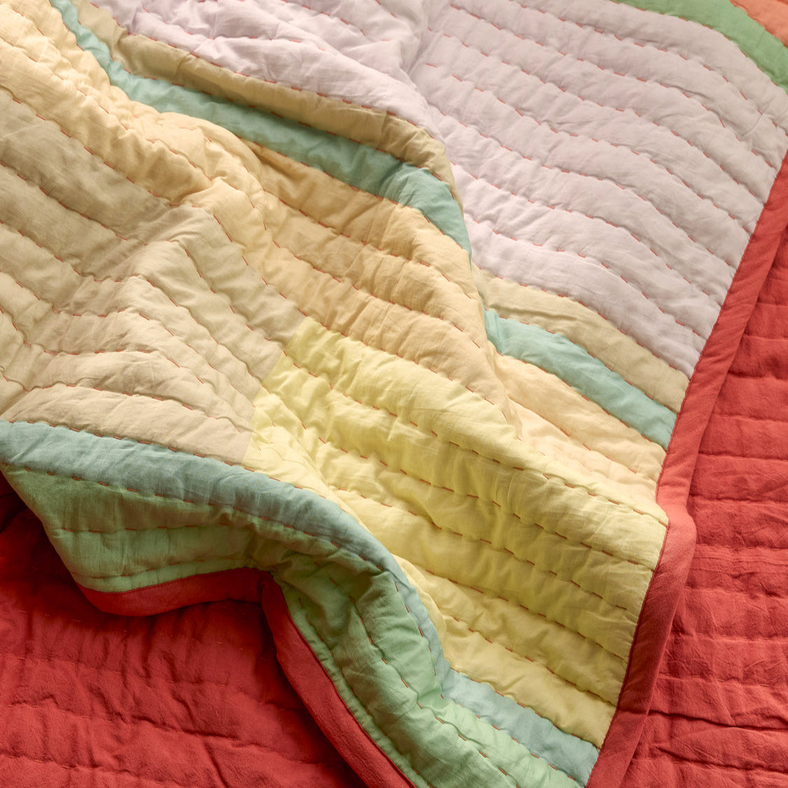 Pavillion Striped Quilt 