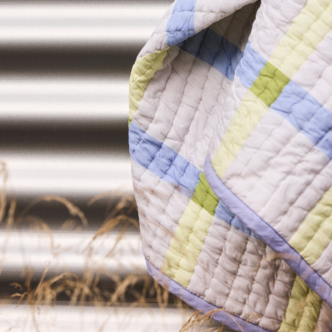 Tento striped quilt 