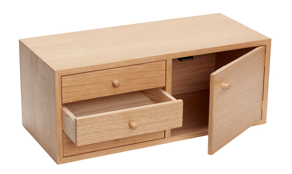 Table de chevet en bois naturel Piccolo