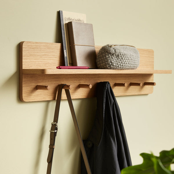 Space Coat Rack Shelf