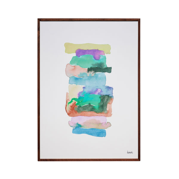 Focal frame in walnut