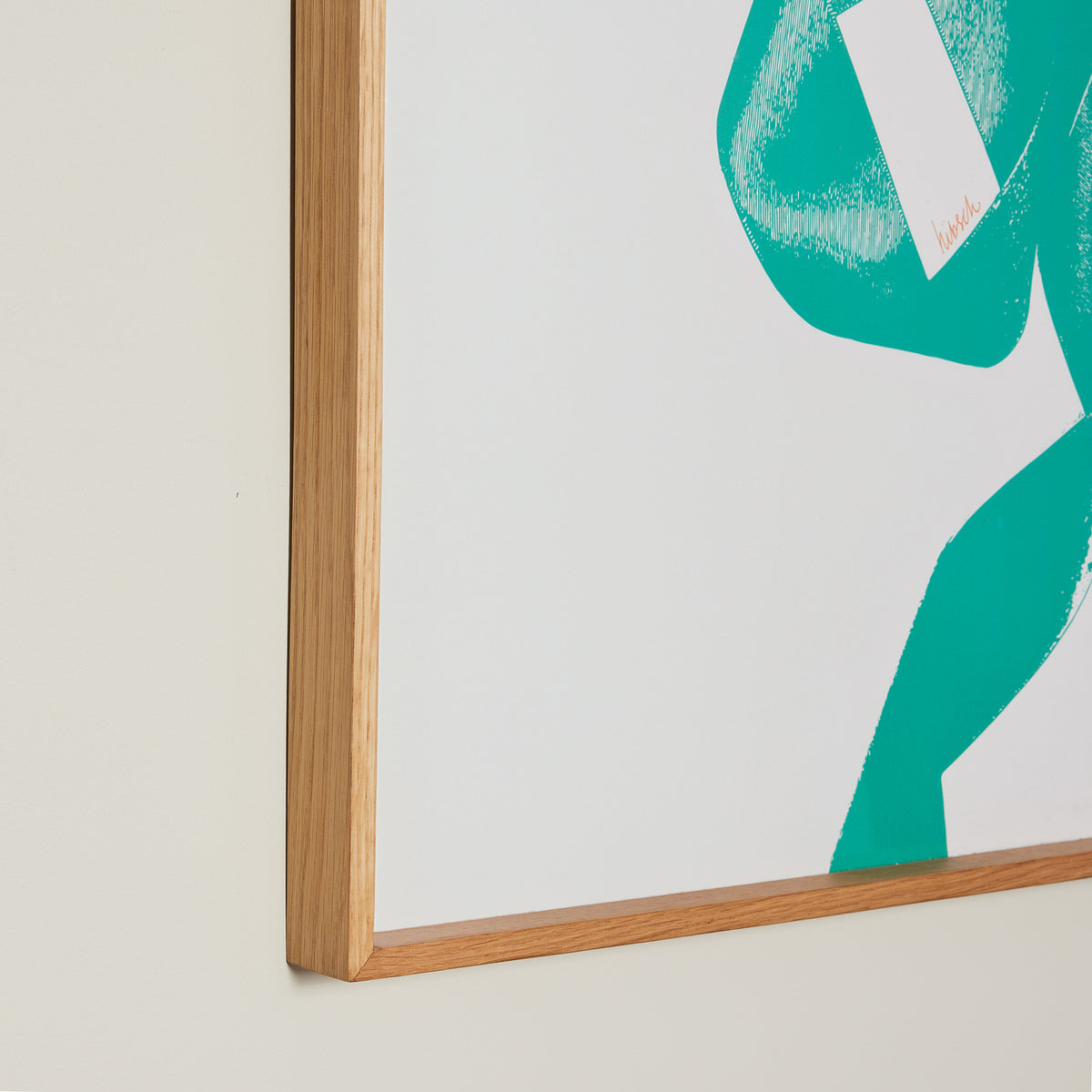Cadre en bois naturel Studio - 50 x 70cm