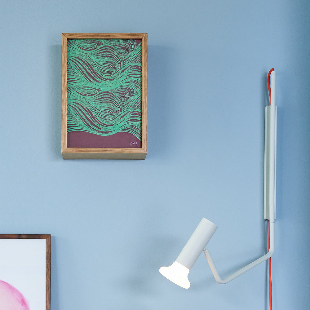 Hello Natural Wood Frame – 21 x 30cm  –  August 2026