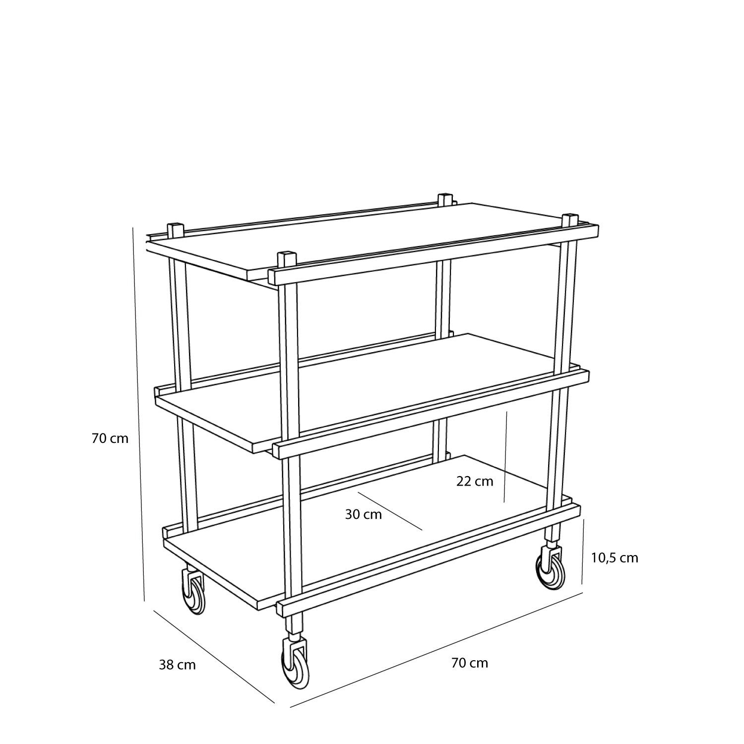 Craton serving tray