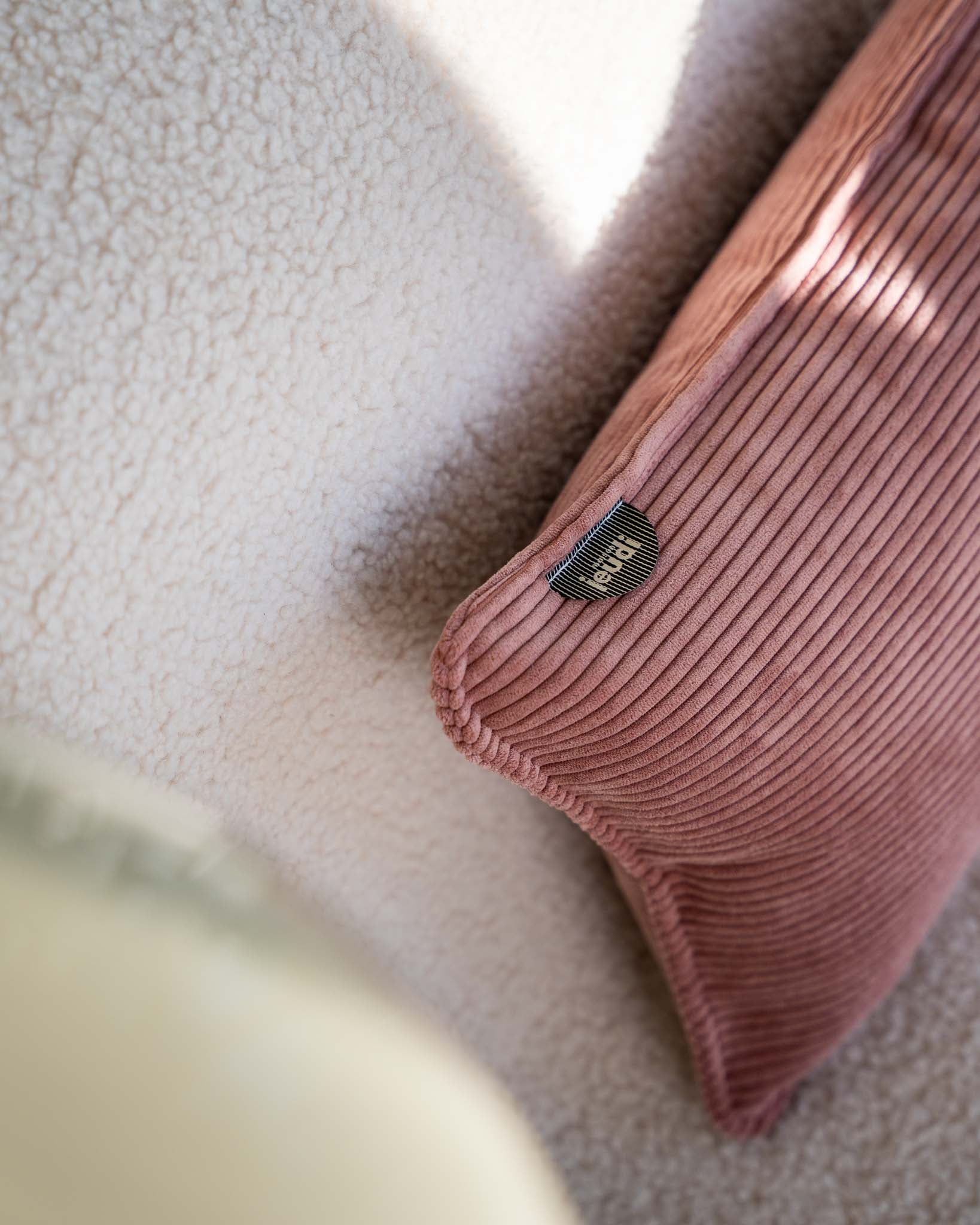 Pop-rose cushion 60x40cm