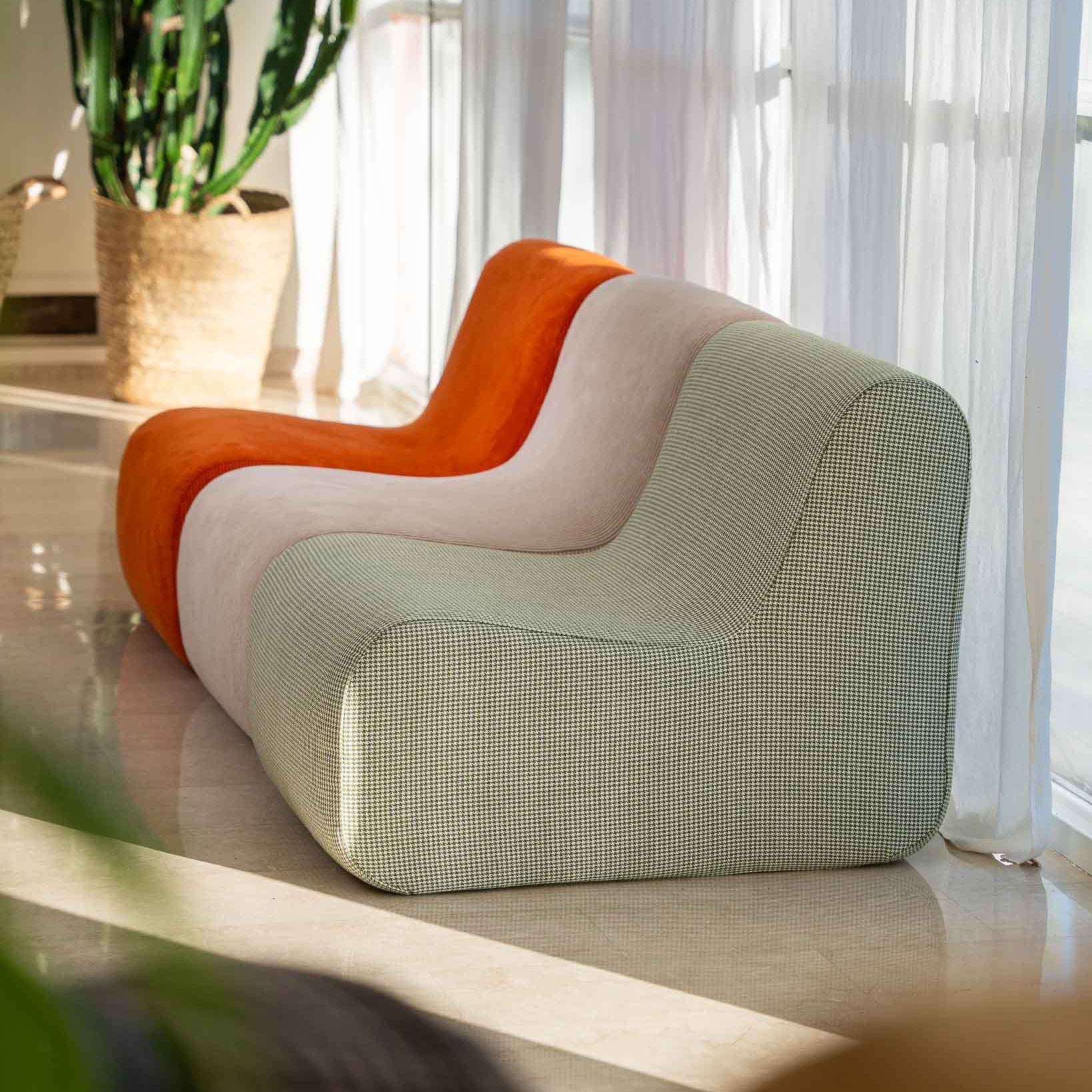 Fauteuil Cocotte-écru/noir