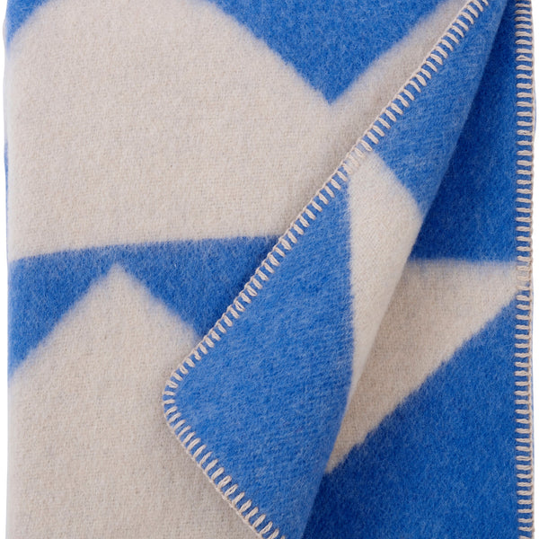 Arctic throw cobalt