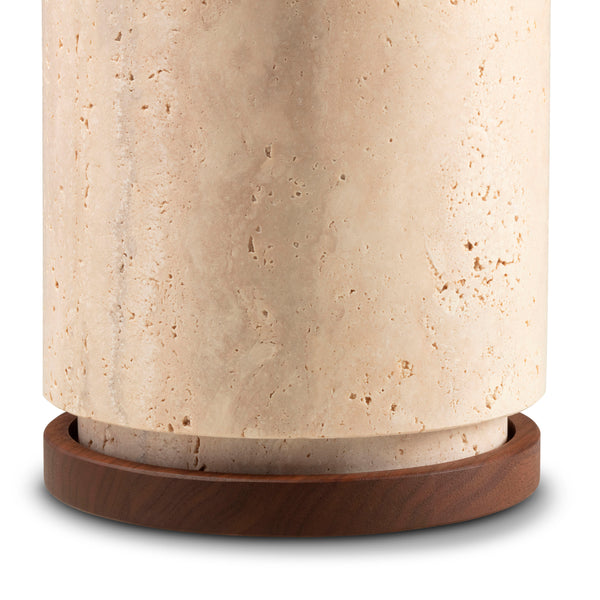 Linea natural stone memorial urn