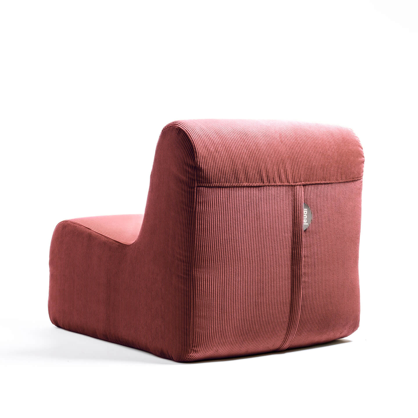 Fauteuil bordeaux clair