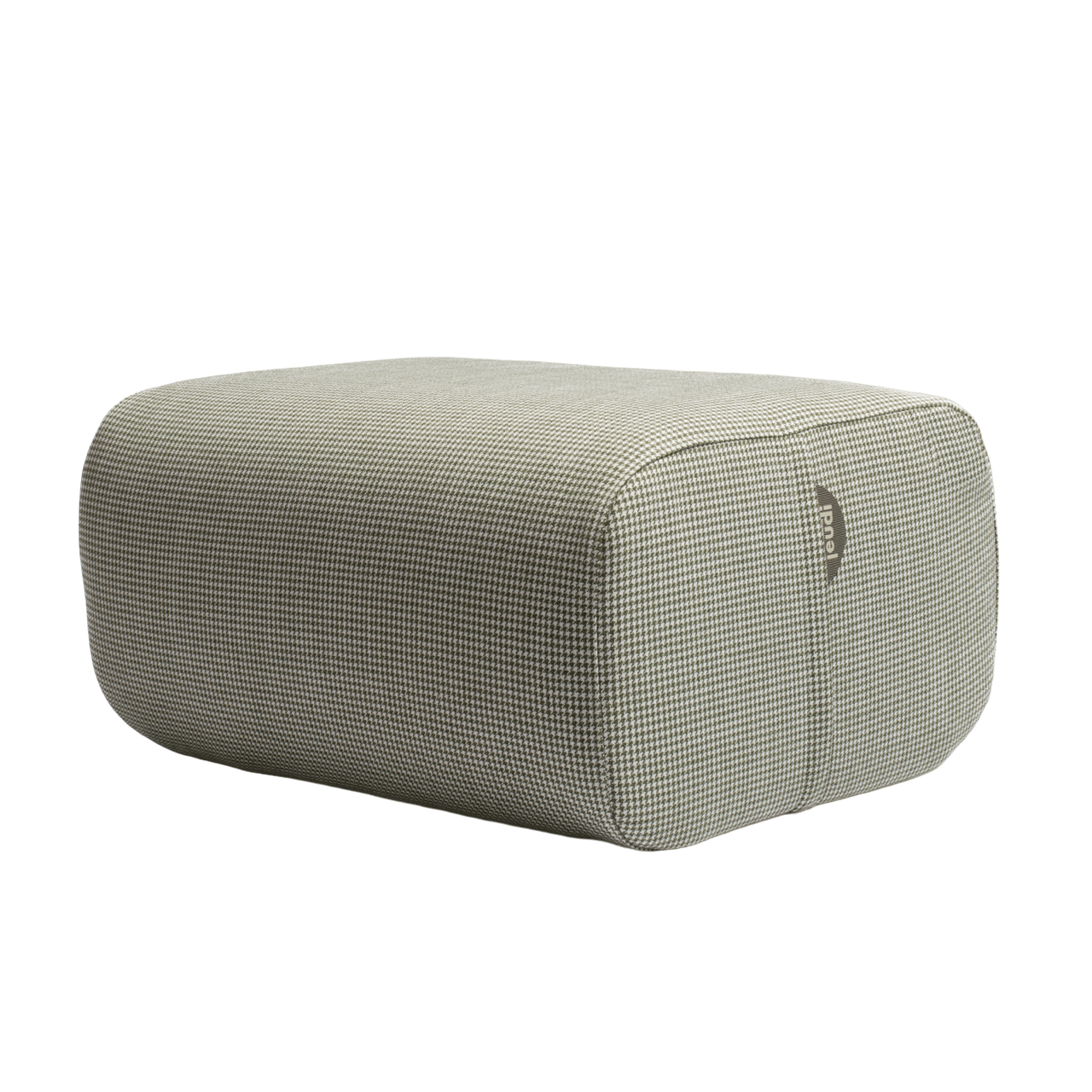 Pouf Cocotte-écru/vert