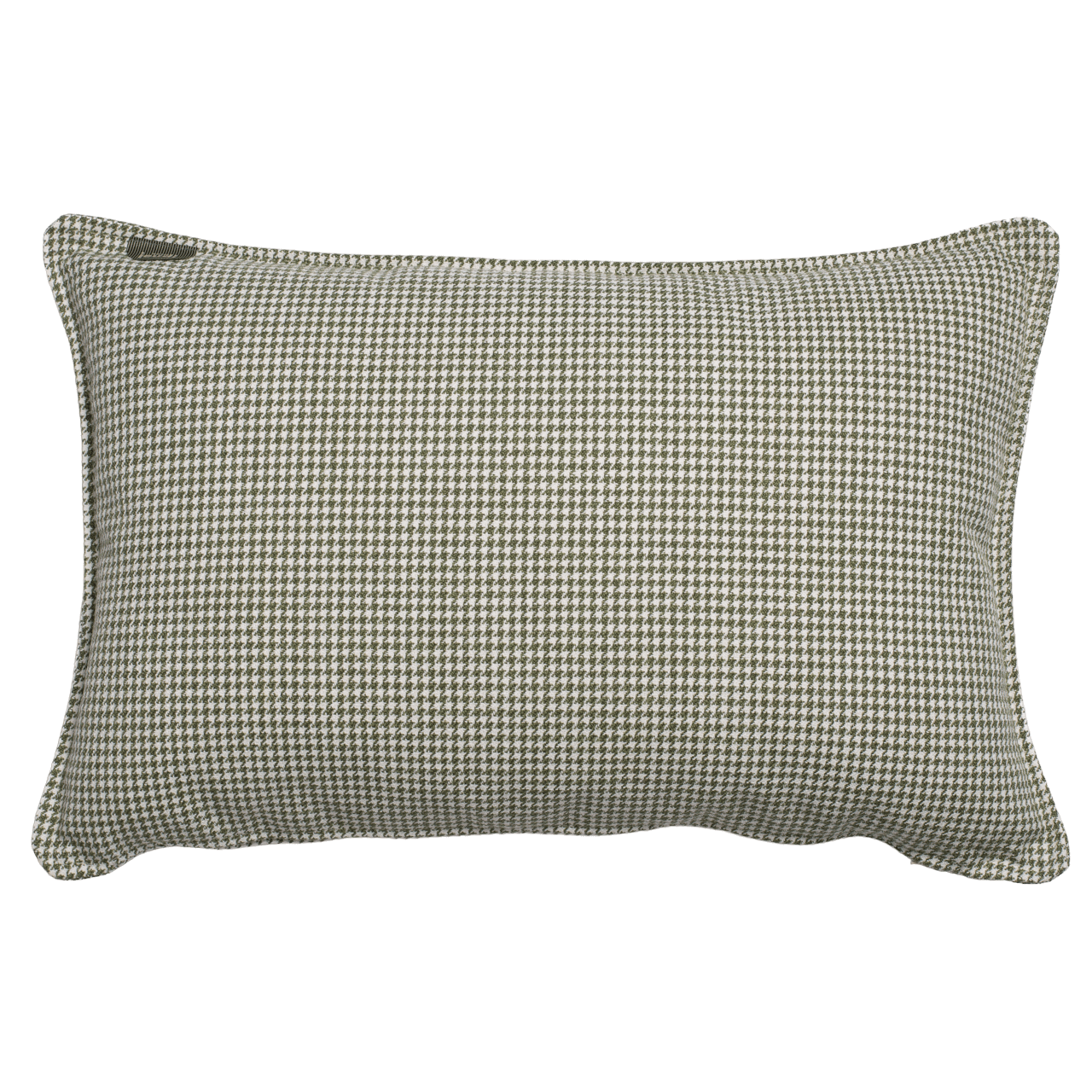 Cocotte cushion ecru/vert 60x40cm