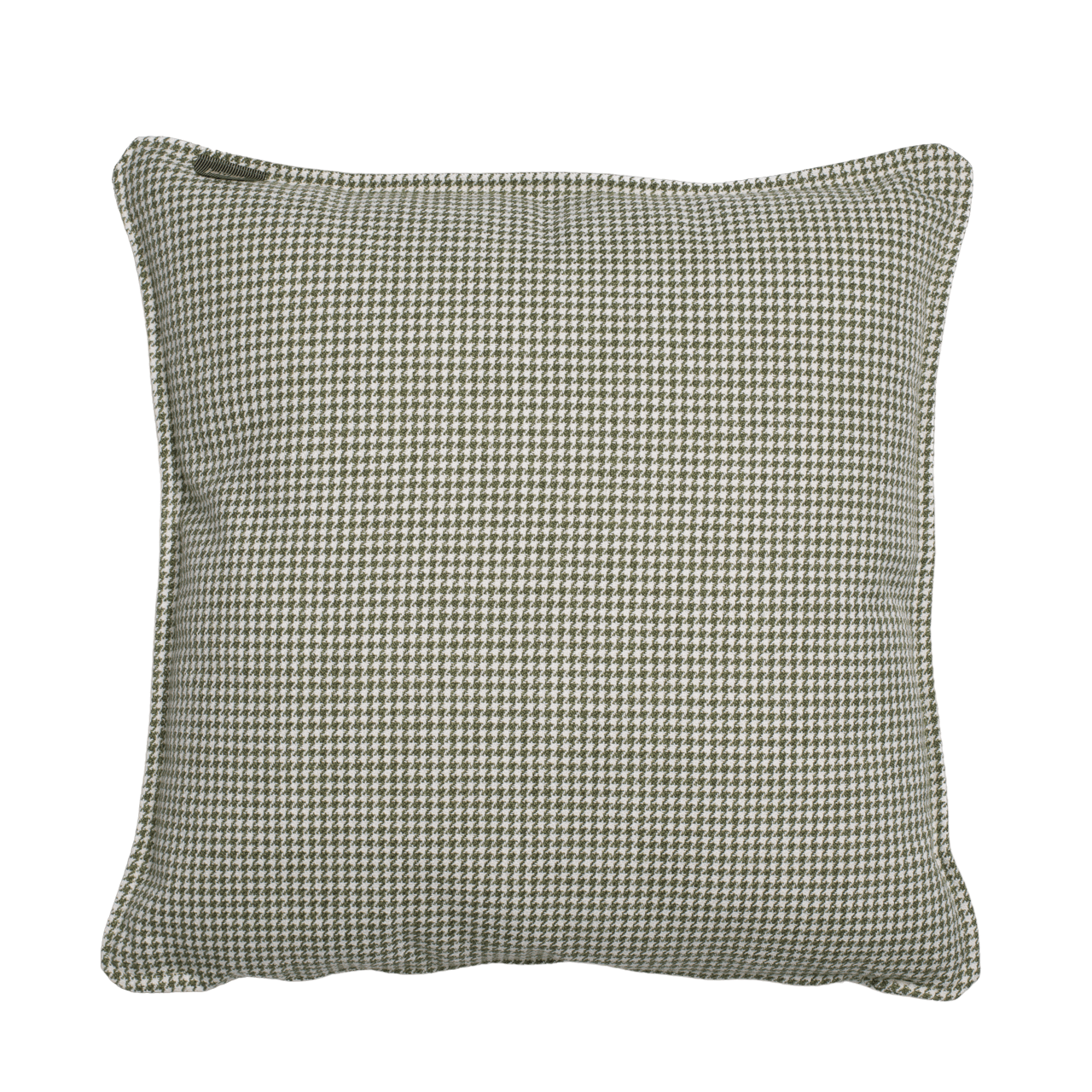 Cocotte ecru/vert cushion 50x50cm