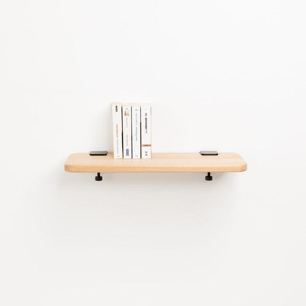 BRACKET wall shelf - solid oak - 90cm