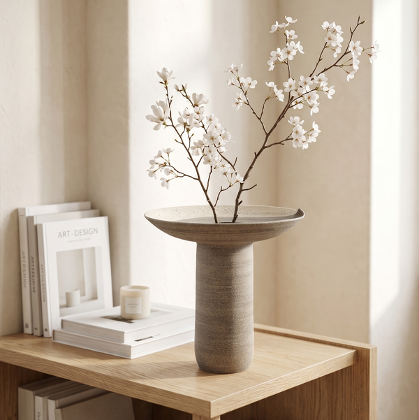 Vase haut en grès Osmose