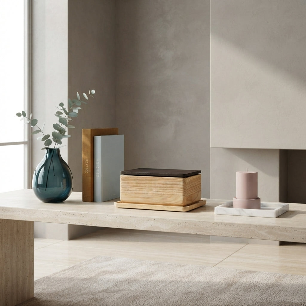 Aevum solid wood urn
