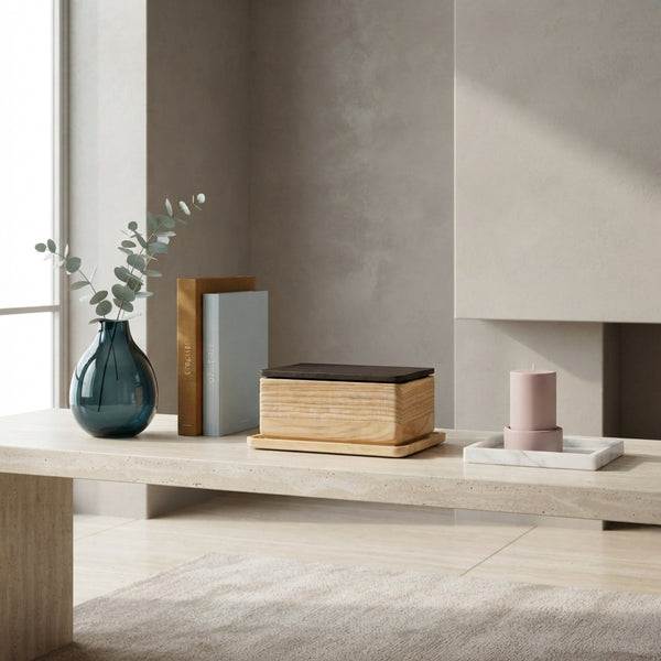Aevum solid wood urn