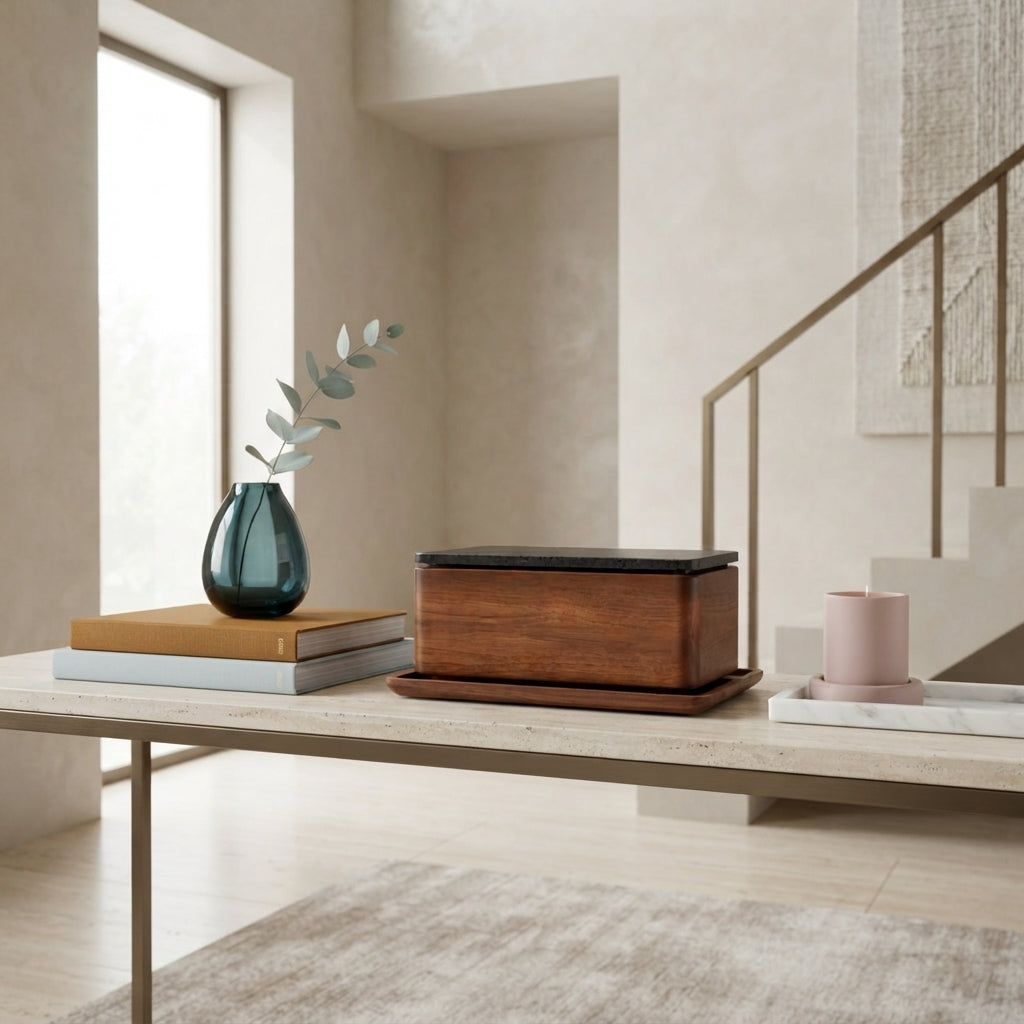 Aevum solid wood urn