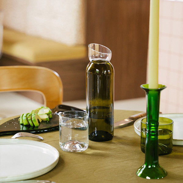 Carafe en verre recyclé
