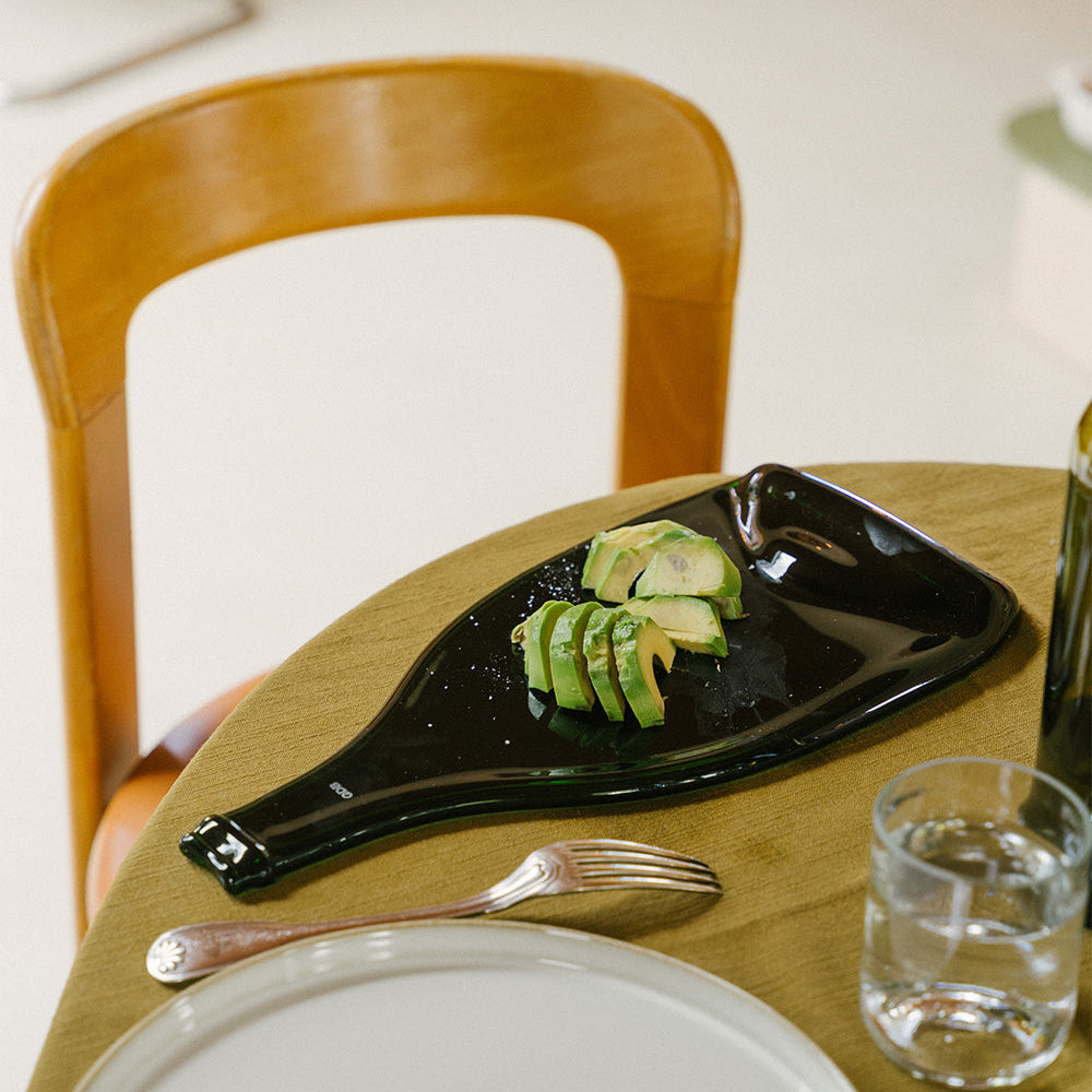 Recycled Glass Serving Board – Wine Bottle