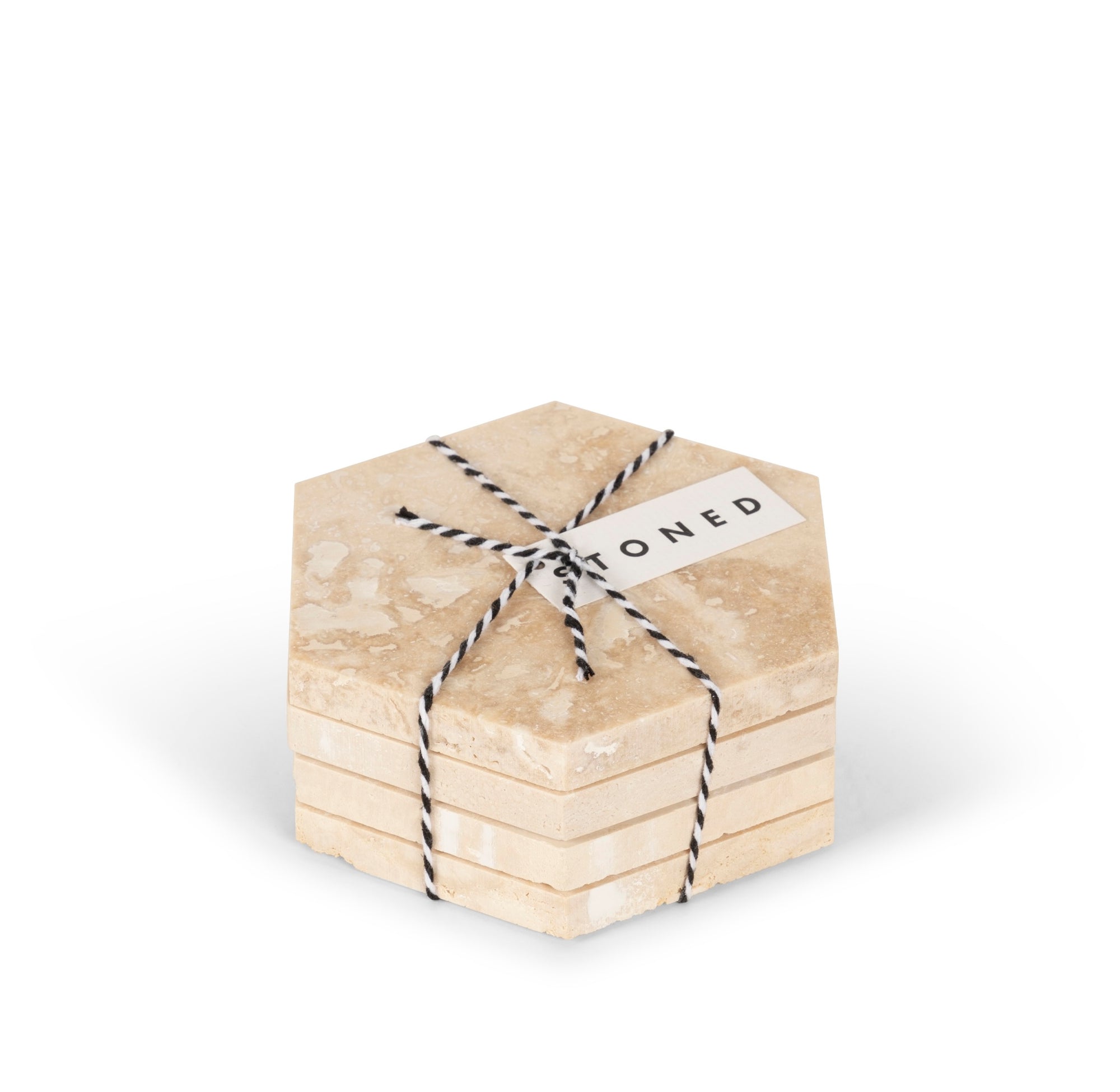 Sous-verres en Travertin