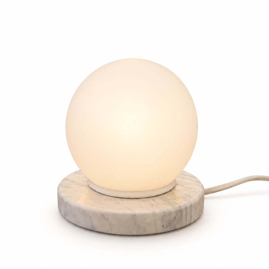 Lampe en pierre à poser