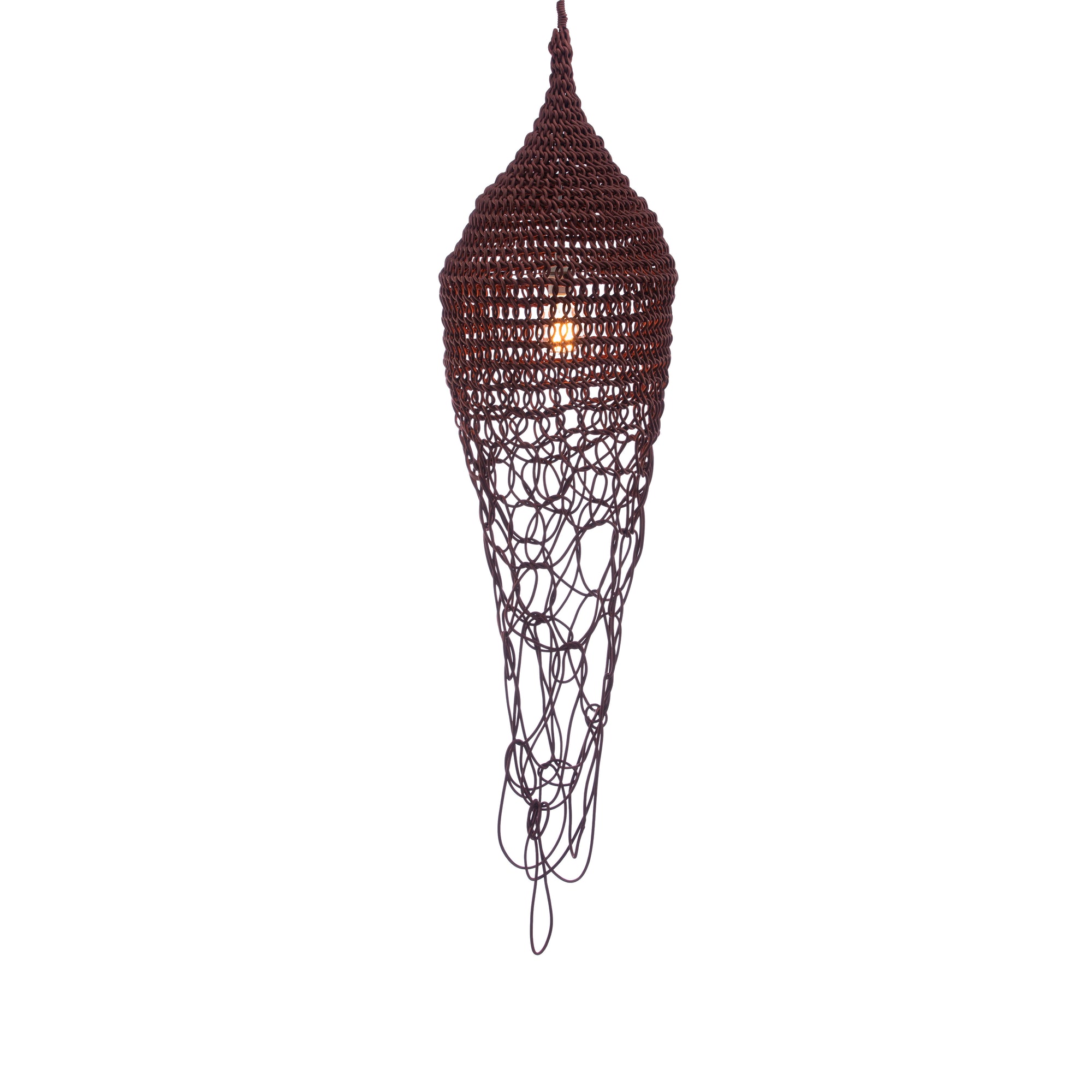 Luminaire Méduse - bourgogne