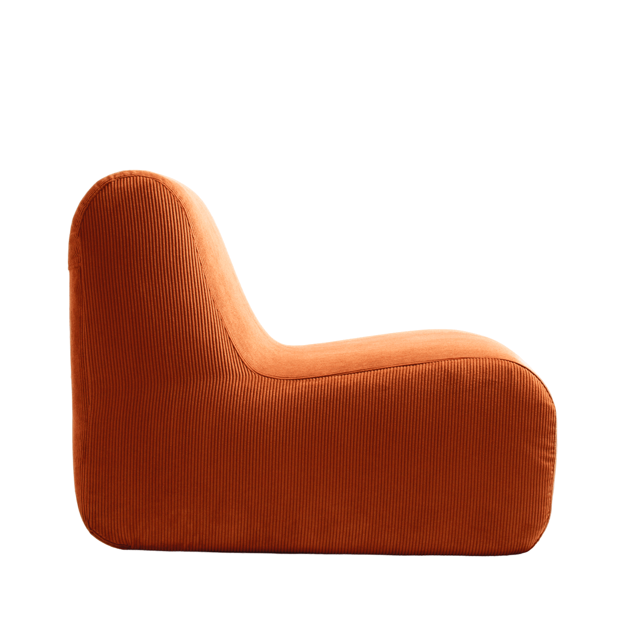 Pop-orange Fireside chair