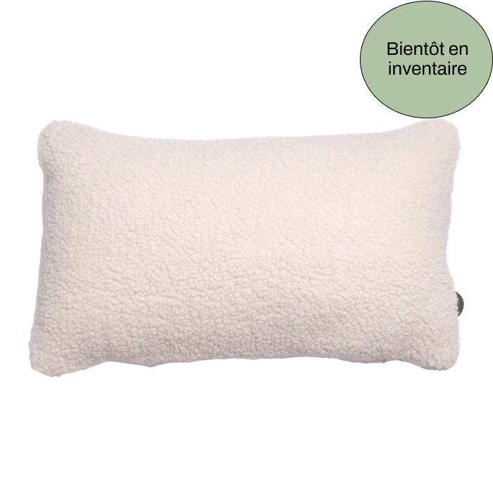 Schuss ecru cushion 50x30cm