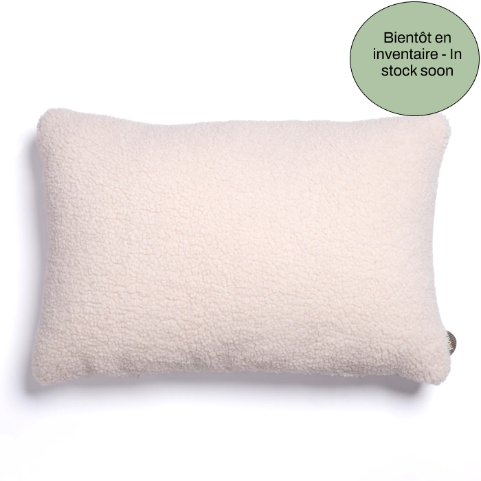 Schuss ecru cushion 