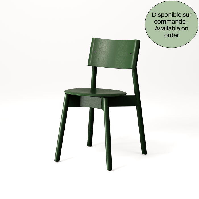 SSD full wood chair - eco-certified wood - fir green 