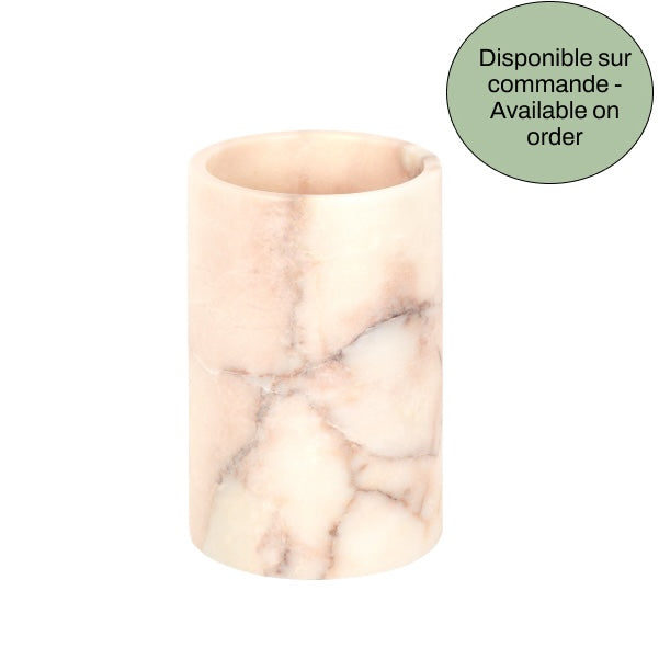 Pink marble bottle cooler