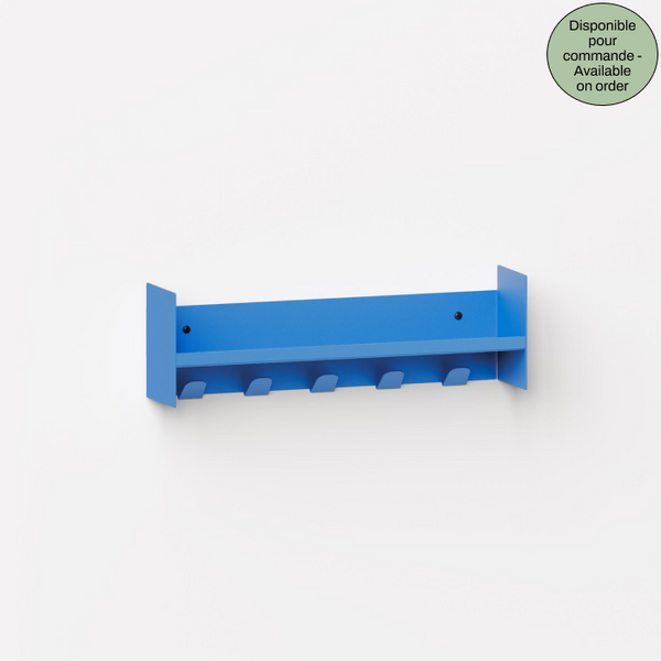 PLI Slim steel wall-mounted coat rack - 30cm - 45cm - 60cm