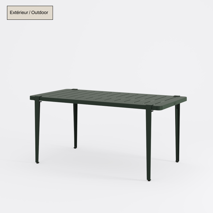 MIDI outdoor dining table 160 x 80cm - forest green - on hand