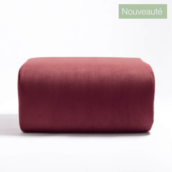 Bordeaux clair pouf