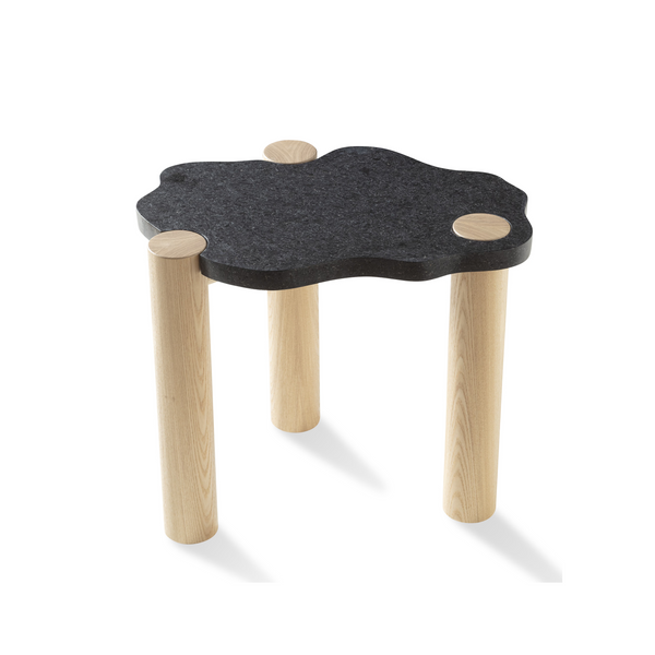 Topo side table in stone