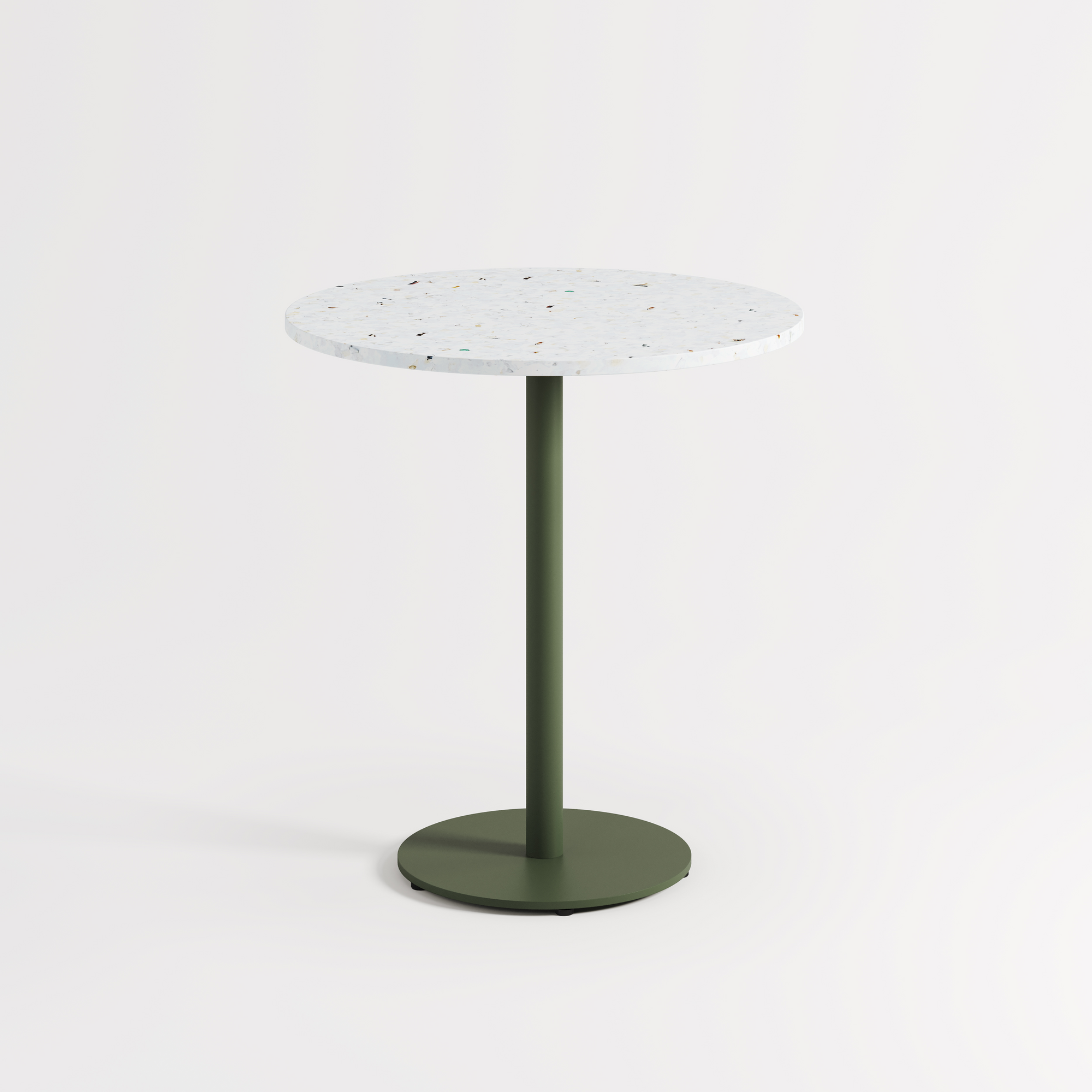 MOKA round bistro table - recycled plastic Venezia 