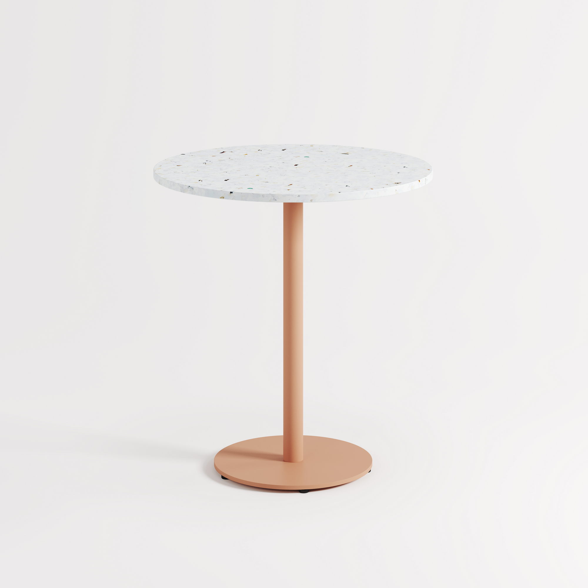 MOKA round bistro table - recycled plastic Venezia 