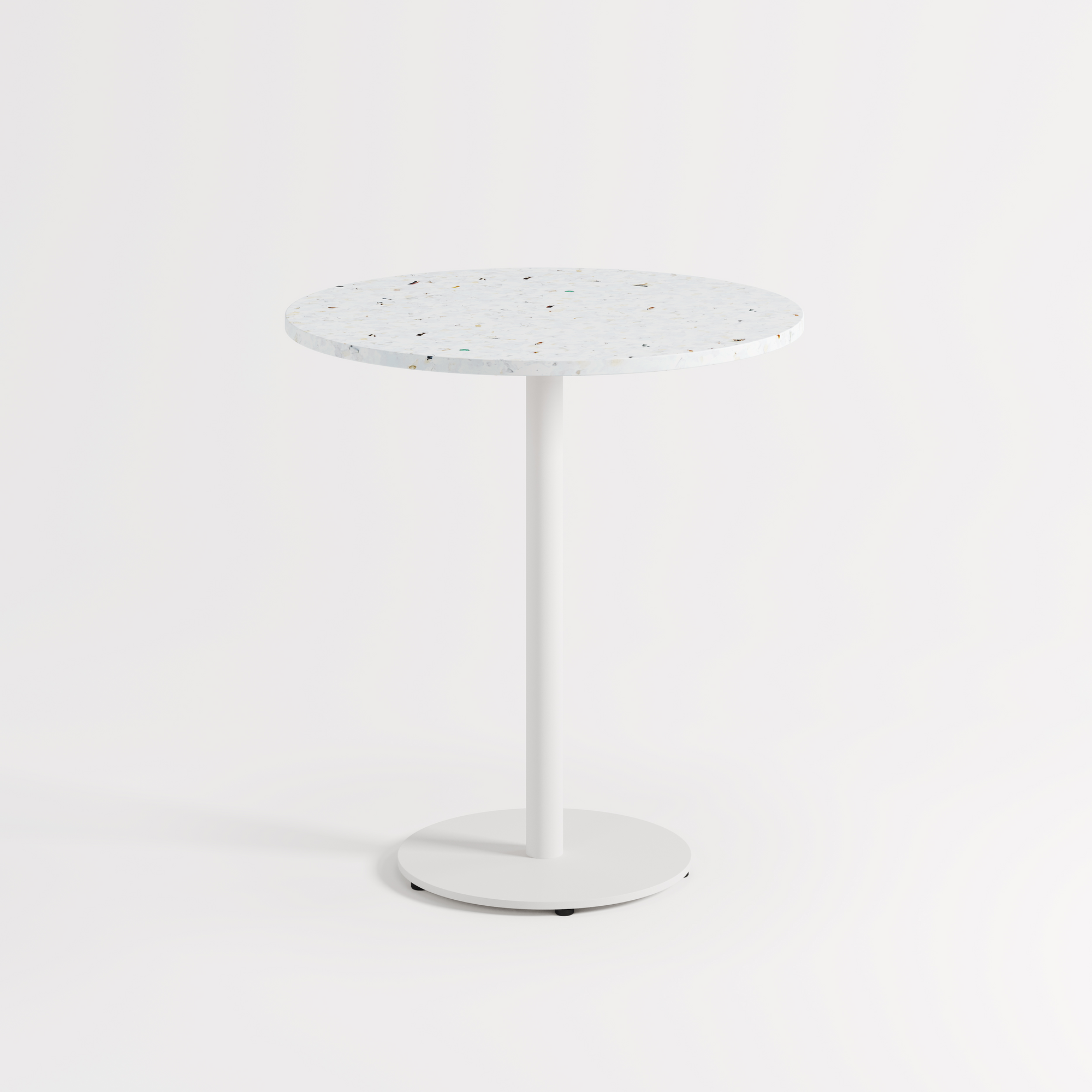 MOKA round bistro table - recycled plastic Venezia 