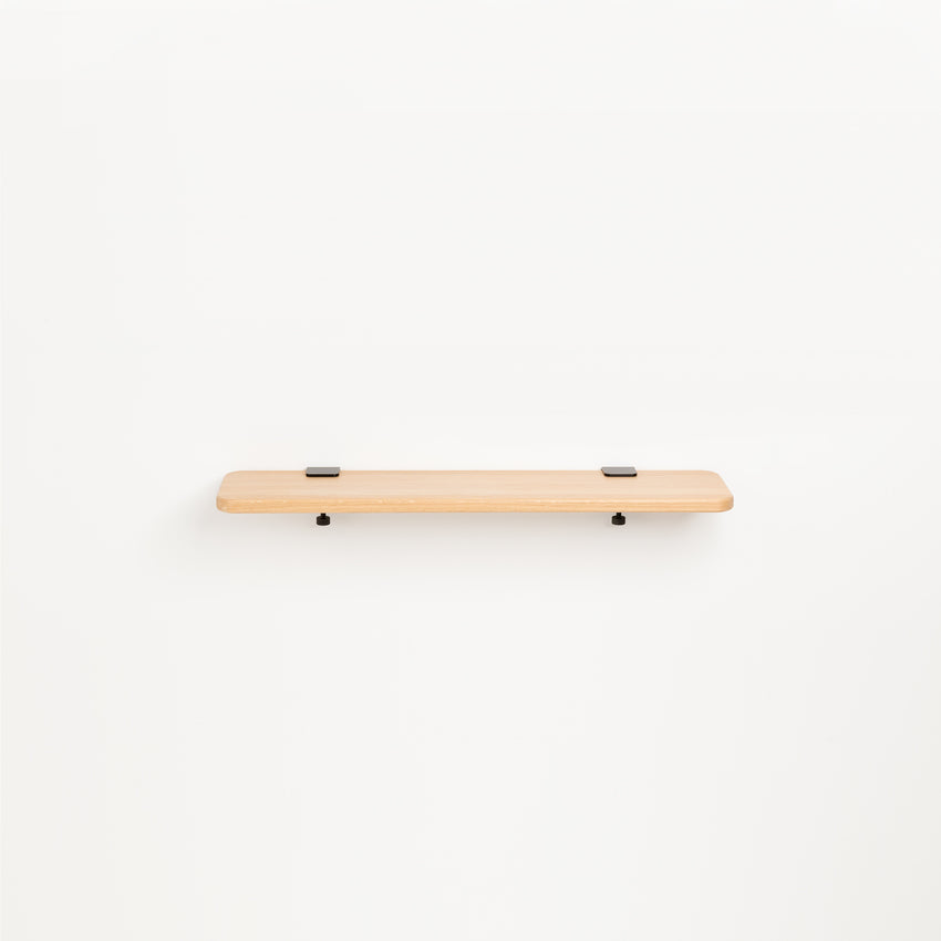 BRACKET wall shelf - solid oak - 60cm