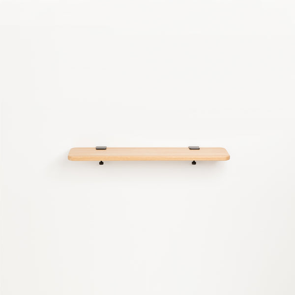 BRACKET wall shelf - solid oak - 60cm