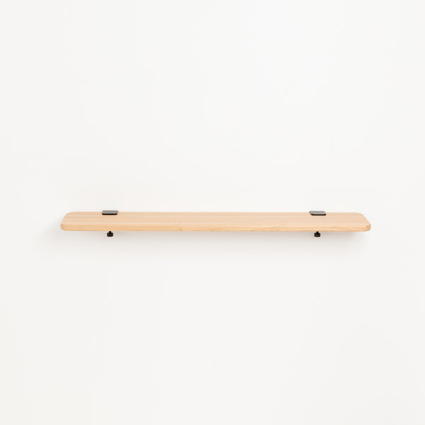 BRACKET wall shelf - solid oak - 90cm