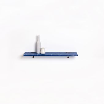 Étagère murale BRACKET - plastique recyclé bleu PACIFICO - 60 et 90cm